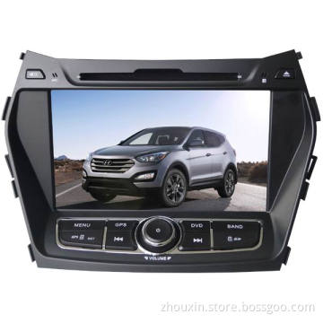 2 din 8 inch car dvd player for Hyundai Santafe with GPS